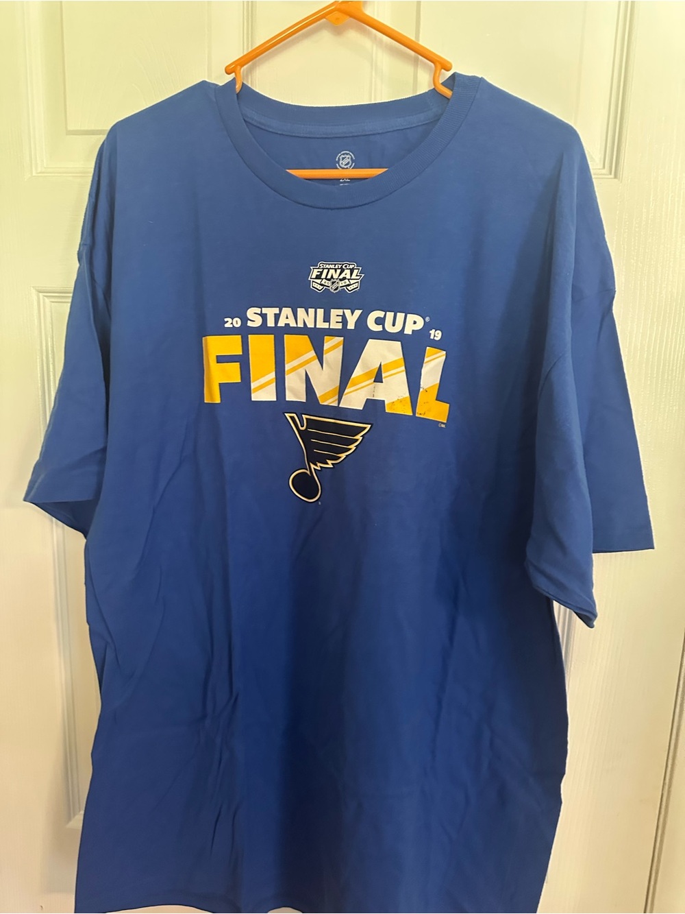 NHL Blue St. Louis Blues Stanley Cup Final 'FINAL' Graphic Tee
